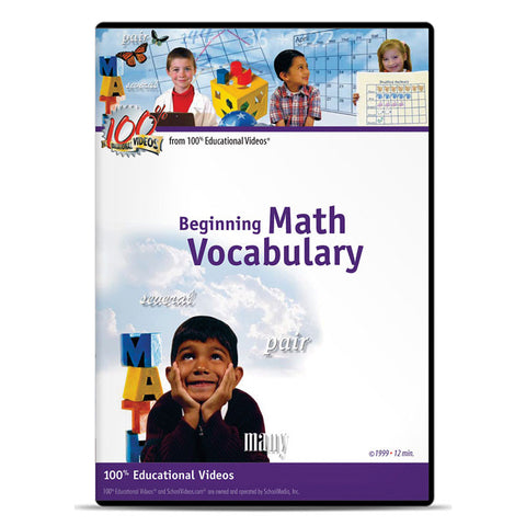 Beginning Math Vocabulary