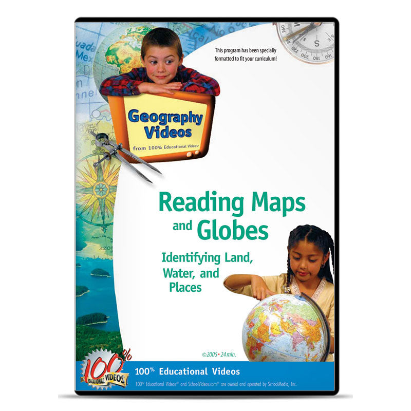 Reading Maps and Globes: Identifying Land, Water, Places