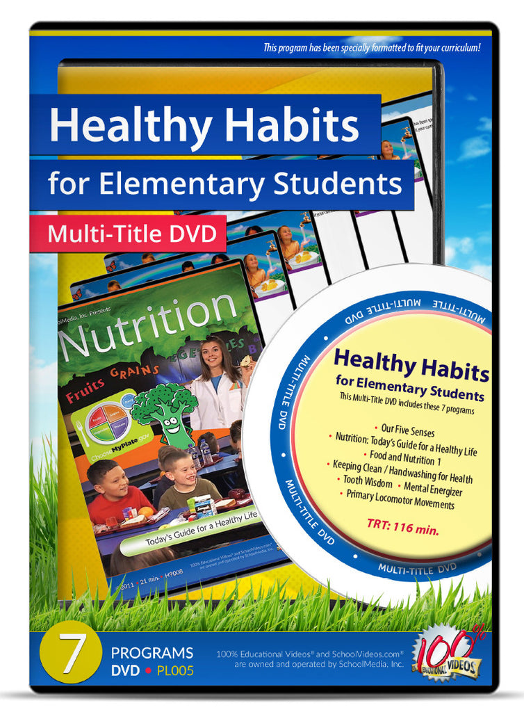 Healthy Habits for Elementary Students - Multi-Title DVD