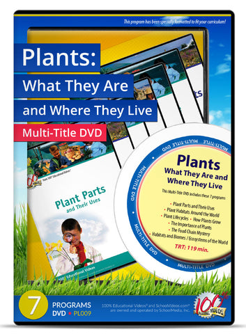 Plants: What They Are and Where They Live - Multi-Title DVD