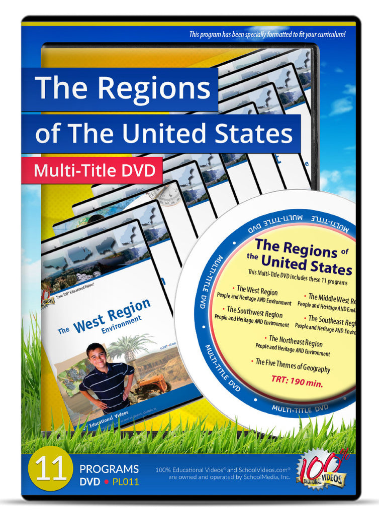 The Regions of the United States - Multi-Title DVD